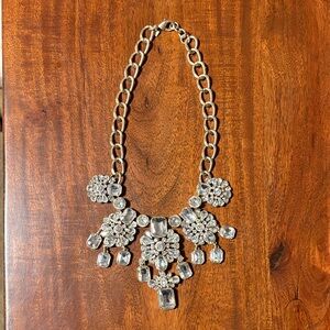 Banana Republic Gold and Silver Floral Necklace